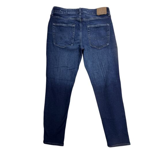 American Eagle Jeans Men Athletic Fit AirFlex+ Stretch Denim Blue Whisker 33X30 - Picture 4 of 10